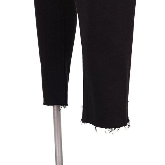 Aritzia Denim Forum The Nico Mid Rise Skinny Crop Jean Size 24 XS Black Stretch - Picture 8 of 16